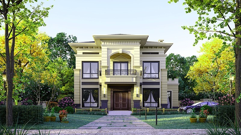 锦州中式合院住宅，开放庭院与邻里乡亲更亲近